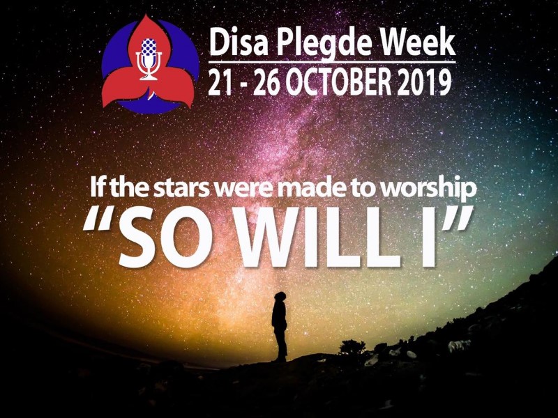 Disa Pledge Week